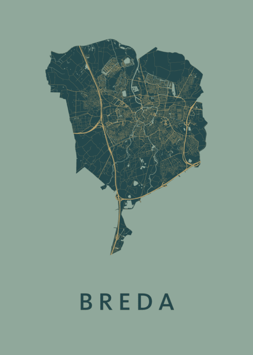 Breda Amazon Stadskaart Poster Kopen