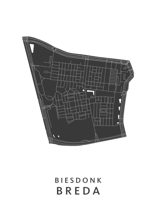 Biesdonk Wijkkaart Breda