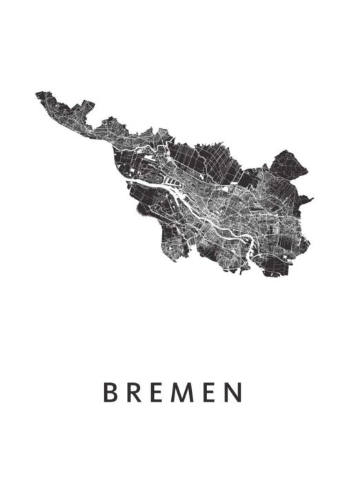 Bremen  Stadskaart