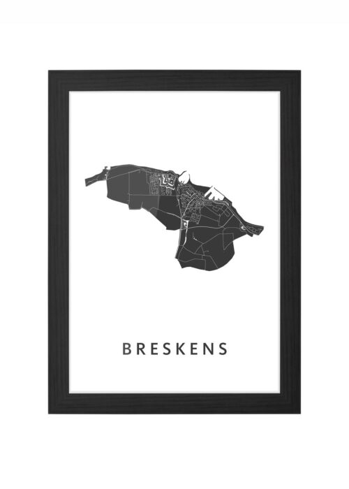 Breskens Ingelijst in Zwart lijst Kopen | Kunst in Kaart
