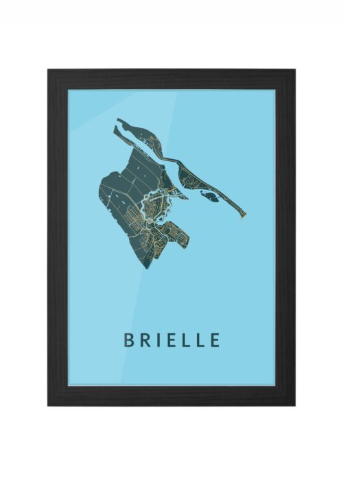 Brielle Azure Ingelijst in Zwart lijst Kopen | Kunst in Kaart