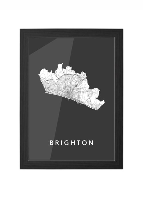 Brighton Black Ingelijst in Zwart lijst Kopen | Kunst in Kaart