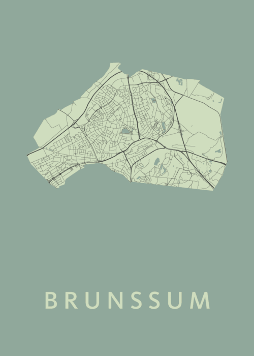 Brunssum Olive Stadskaart Poster Kopen