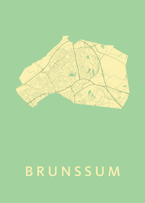 Brunssum Spring Stadskaart Poster Kopen