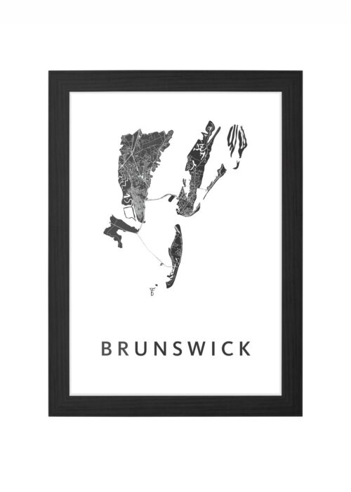 Brunswick Ingelijst in Zwart lijst Kopen | Kunst in Kaart