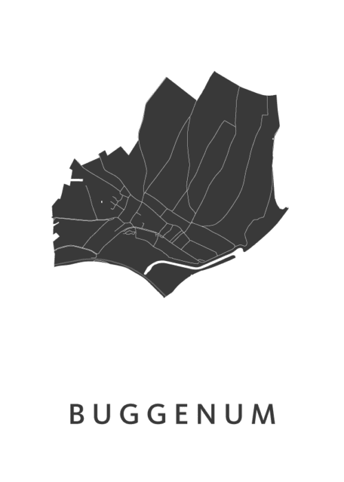 Buggenum Stadskaart Poster Kopen