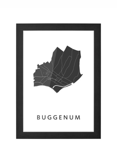 Buggenum Ingelijst in Zwart lijst Kopen | Kunst in Kaart