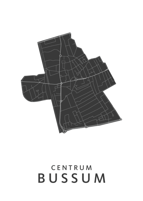 Centrum Wijkkaart Bussum