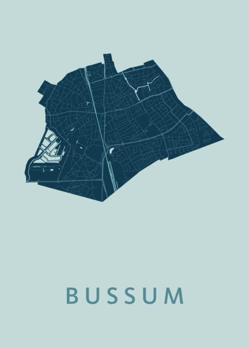 Bussum Mint Stadskaart Poster Kopen
