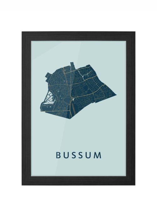 Bussum Prussian Ingelijst in Zwart lijst Kopen | Kunst in Kaart