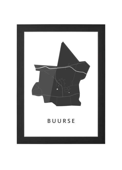 Buurse Ingelijst in Zwart lijst Kopen | Kunst in Kaart