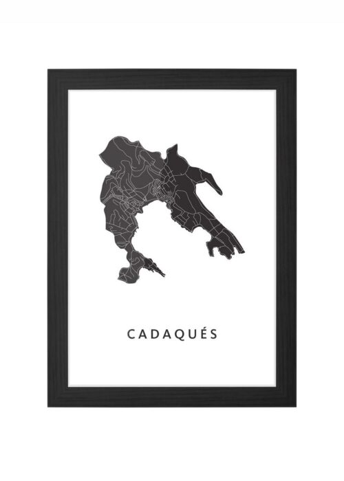 Cadaqués Ingelijst in Zwart lijst Kopen | Kunst in Kaart
