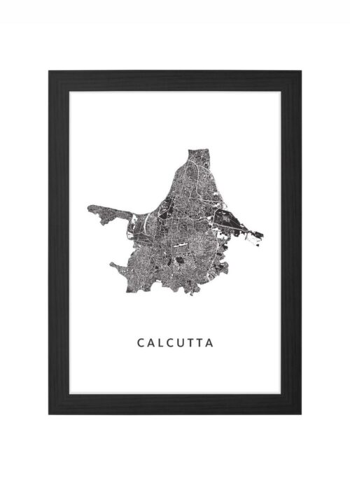 Calcutta Ingelijst in Zwart lijst Kopen | Kunst in Kaart