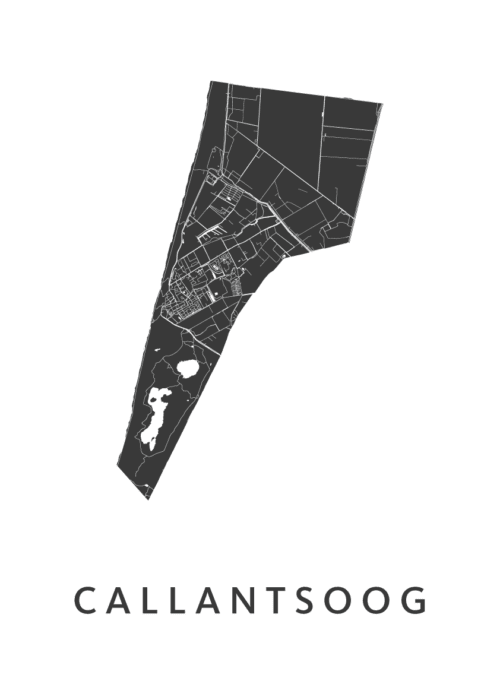 Callantsoog Stadskaart Poster Kopen