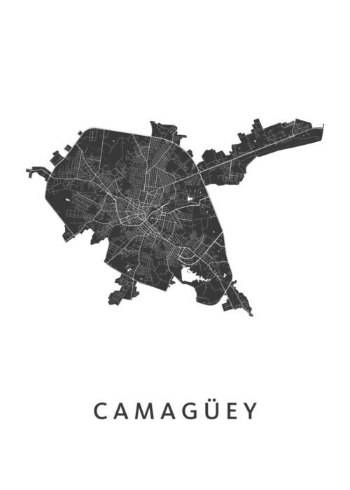 Camagüey  Stadskaart Poster Kopen