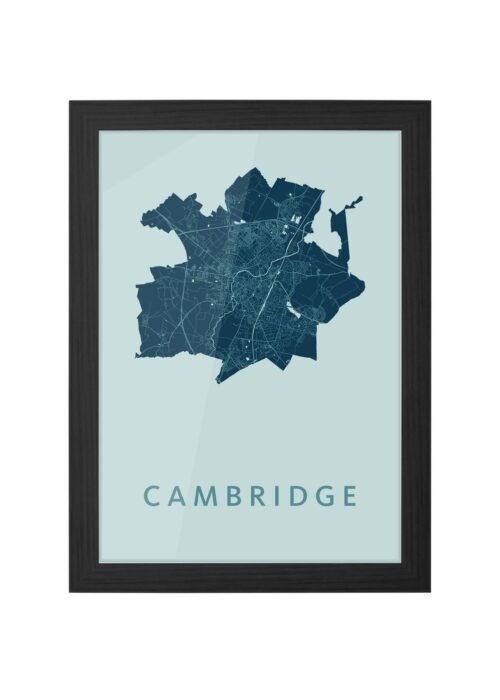 Cambridge Mint Ingelijst in Zwart lijst Kopen | Kunst in Kaart