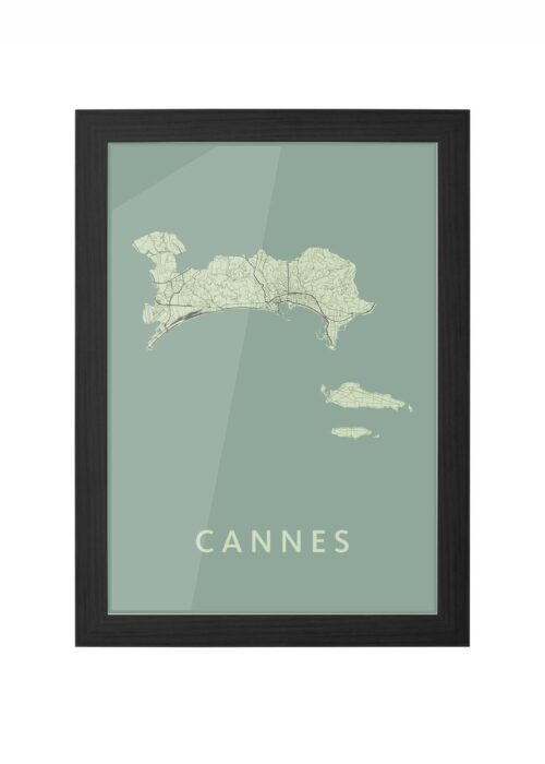 Cannes Olive Ingelijst in Zwart lijst Kopen | Kunst in Kaart