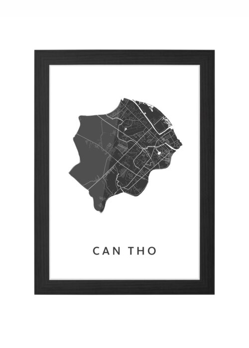 Can Tho Ingelijst in Zwart lijst Kopen | Kunst in Kaart