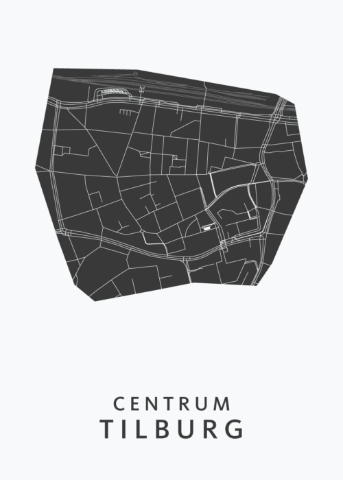 Centrum Wijkkaart Tilburg