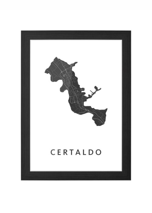 Certaldo Ingelijst in Zwart lijst Kopen | Kunst in Kaart