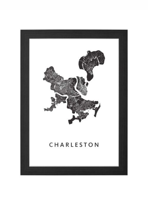 Charleston Ingelijst in Zwart lijst Kopen | Kunst in Kaart