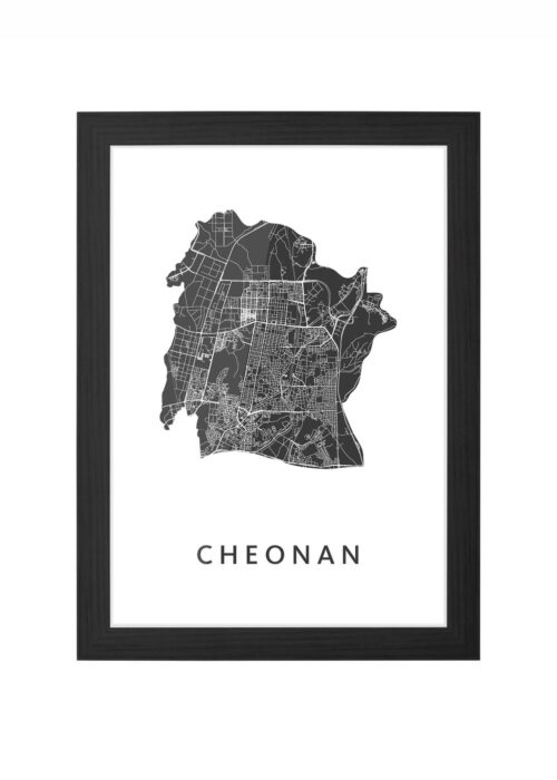 Cheonan Ingelijst in Zwart lijst Kopen | Kunst in Kaart
