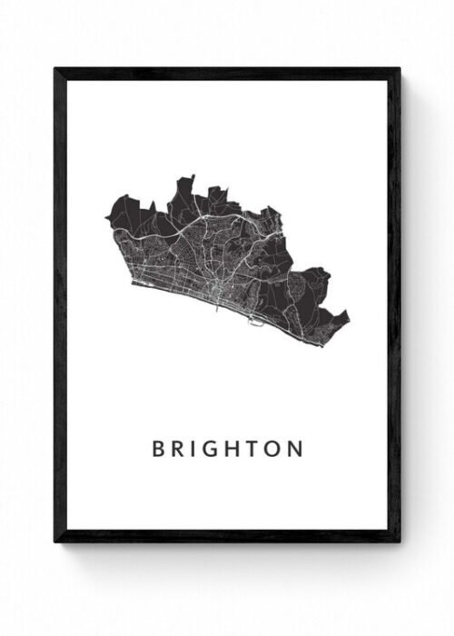 Brighton Stadskaart Poster Kopen
