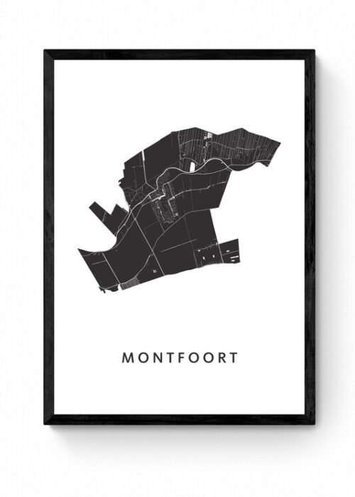 Montfoort Stadskaart - White
