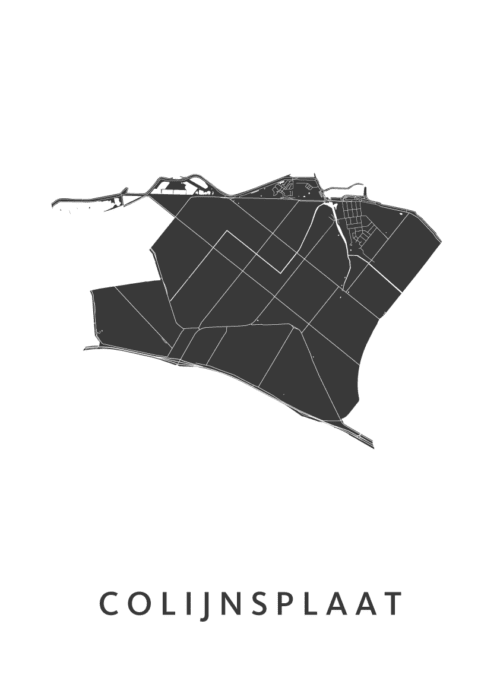 Colijnsplaat Stadskaart Poster Kopen