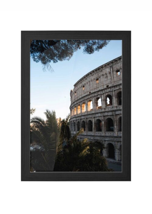 colosseum fotografie poster ingelijst in zwarte lijst