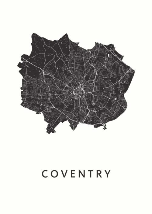 Coventry Stadskaart Poster Kopen