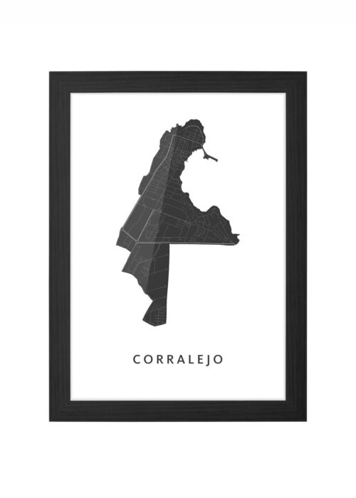 Corralejo Ingelijst in Zwart lijst Kopen | Kunst in Kaart