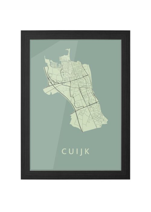 Cuijk Olive Ingelijst in Zwart lijst Kopen | Kunst in Kaart
