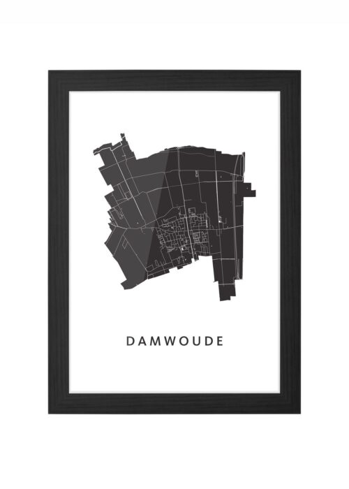 Damwoude Ingelijst in Zwart lijst Kopen | Kunst in Kaart