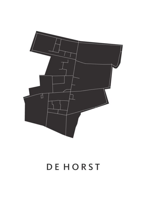 De Horst Stadskaart Poster Kopen