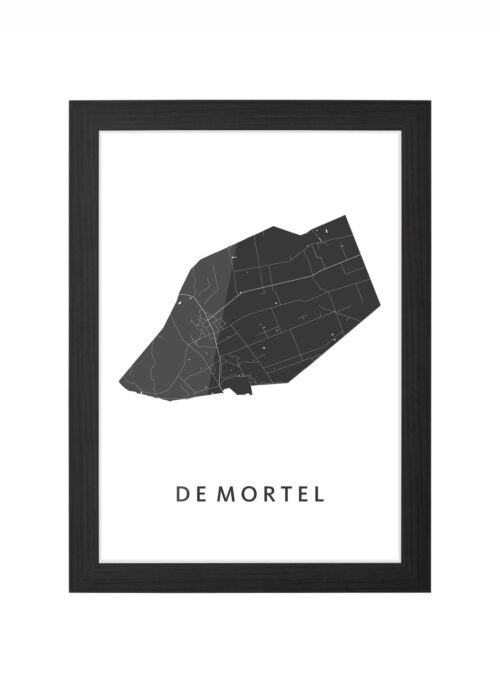 De Mortel Ingelijst in Zwart lijst Kopen | Kunst in Kaart
