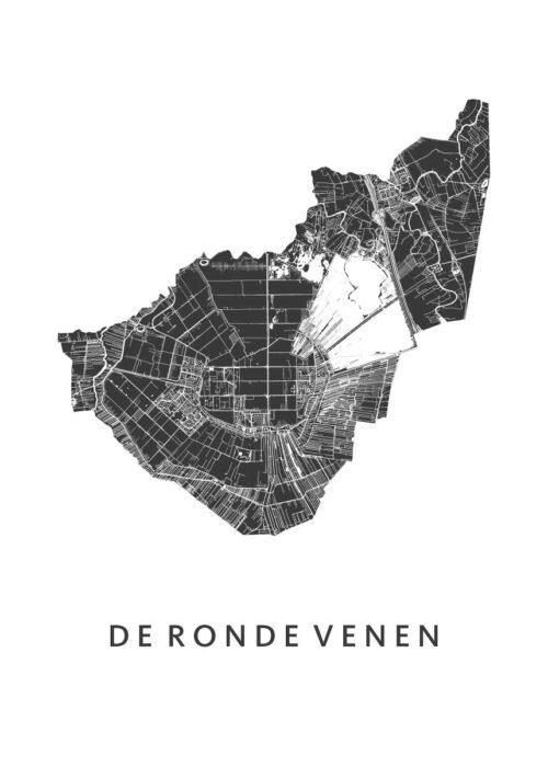 De Ronde Venen Gemeentekaart Regiokaart Poster