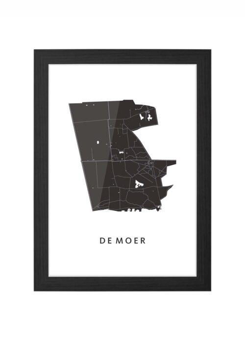De Moer Ingelijst in Zwart lijst Kopen | Kunst in Kaart