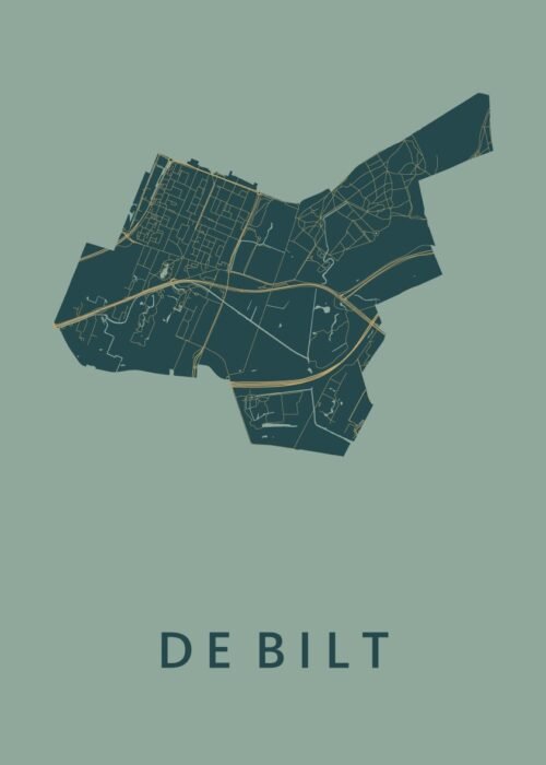 De Bilt Amazon Stadskaart Poster Kopen