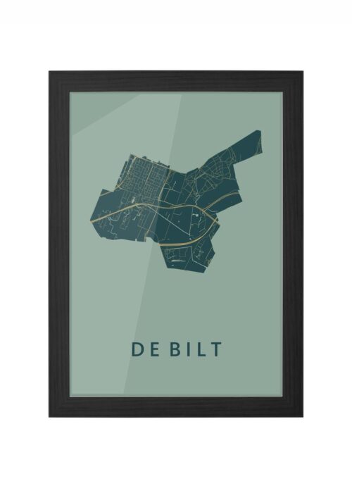 De Bilt Amazon Ingelijst in Zwart lijst Kopen | Kunst in Kaart