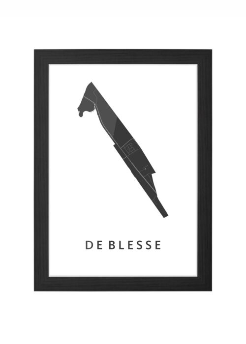 De Blesse Ingelijst in Zwart lijst Kopen | Kunst in Kaart