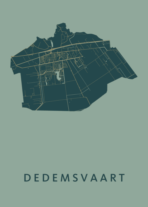 Dedemsvaart Amazon Stadskaart Poster Kopen