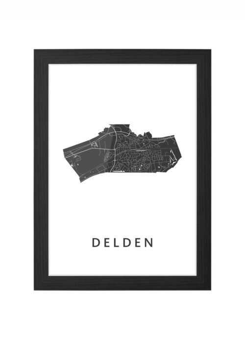 Delden Ingelijst in Zwart lijst Kopen | Kunst in Kaart
