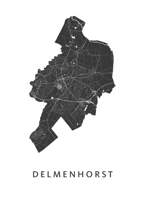 Delmenhorst Stadskaart Poster Kopen
