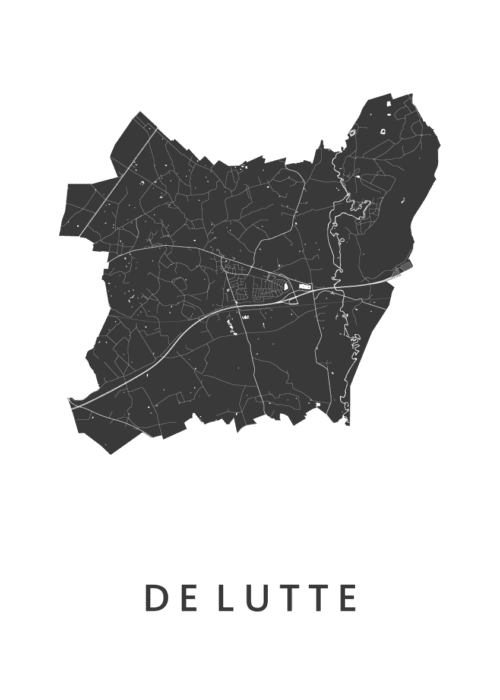 De Lutte Stadskaart Poster Kopen