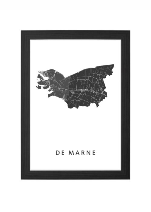 De Marne Ingelijst in Zwart lijst Kopen | Kunst in Kaart