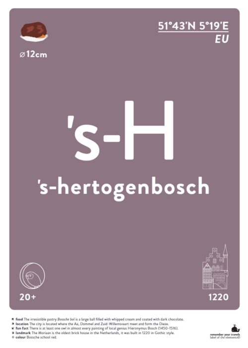 's-Hertogenbosch — Typografie Poster