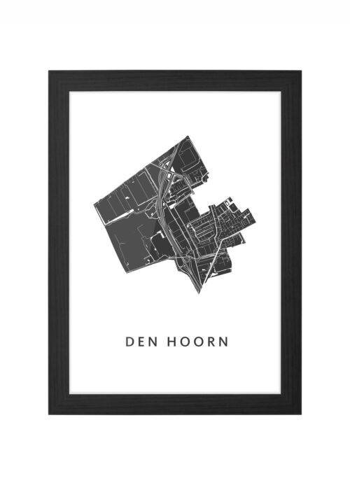 Den Hoorn Ingelijst in Zwart lijst Kopen | Kunst in Kaart