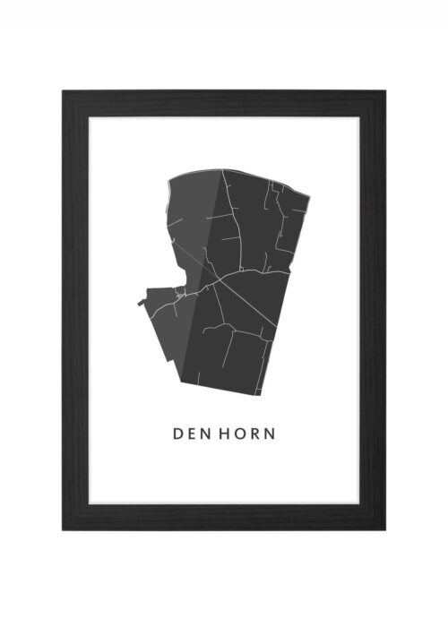 Den Horn Ingelijst in Zwart lijst Kopen | Kunst in Kaart