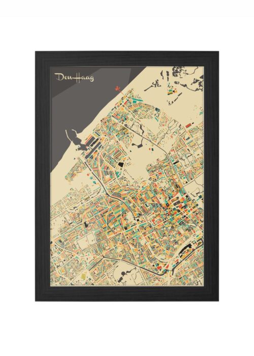 Den Haag Ingelijst in Zwart lijst Kopen | Kunst in Kaart